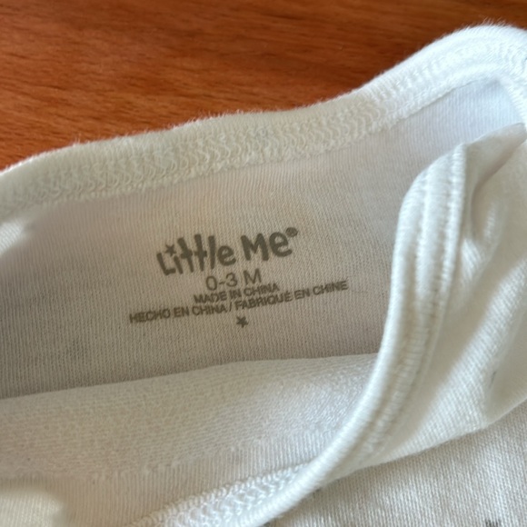 Little Me Newborn Gown and Hat - Picture 3 of 6